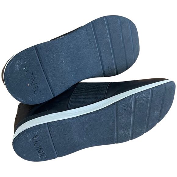 VIONIC CODIE sneakers black leather size 6.5 - Picture 5 of 11